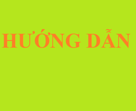 HƯỚNG DẪN