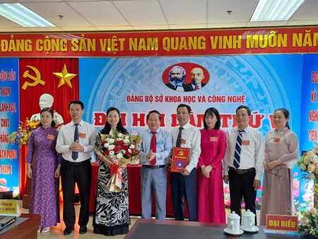 Đại hội Đảng bộ Sở Khoa học và Công nghệ lần thứ V nhiệm kỳ 2025 -2030 thành công tốt đẹp