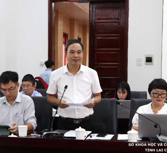 Đoàn công tác của Bộ KH&CN làm việc với UBND tỉnh Lai Châu