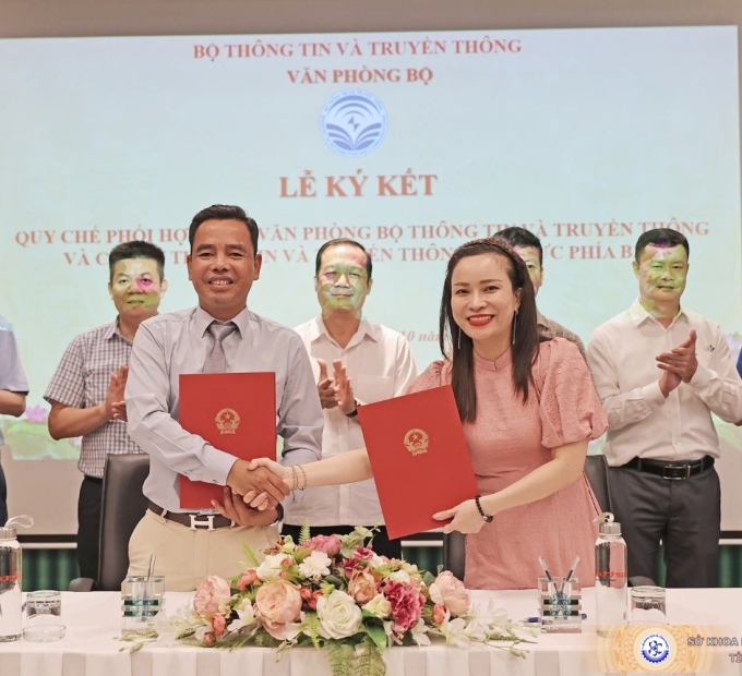 Sở Thông tin và Truyền thông  Lai Châu ký kết quy chế phối hợp với Văn Phòng Bộ Thông tin và Truyền thông.
