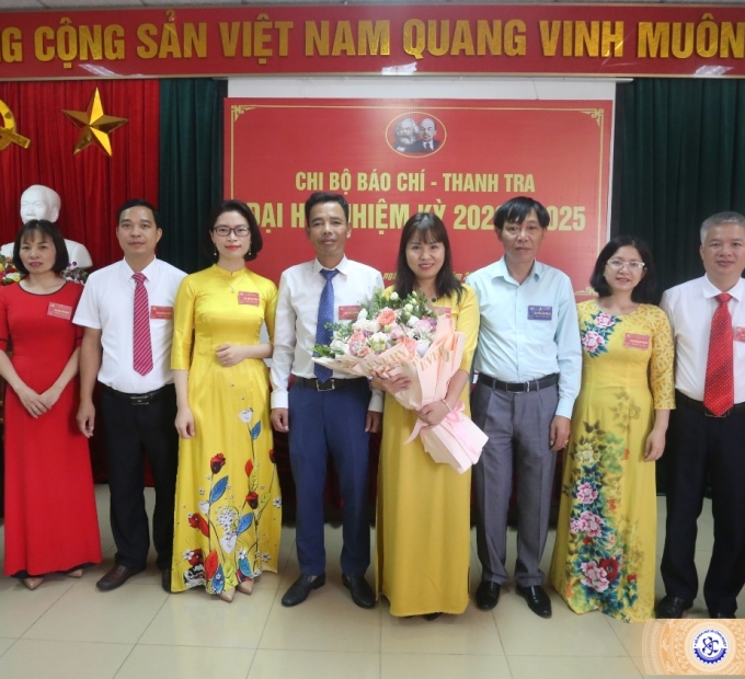 Đại hội chi bộ Báo chí -Thanh tra nhiệm kỳ 2022-2025