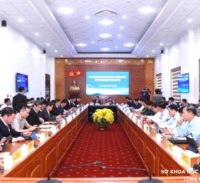 Đoàn công tác Bộ Thông tin và Truyền thông làm việc với tỉnh Lai Châu