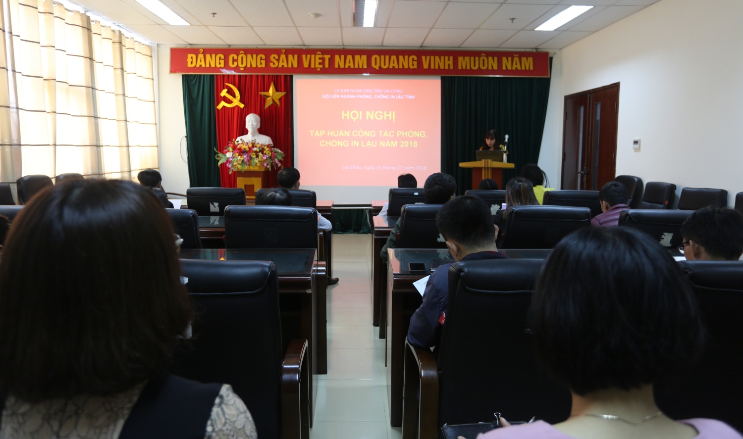 Toàn cảnh lớp tập huấn.