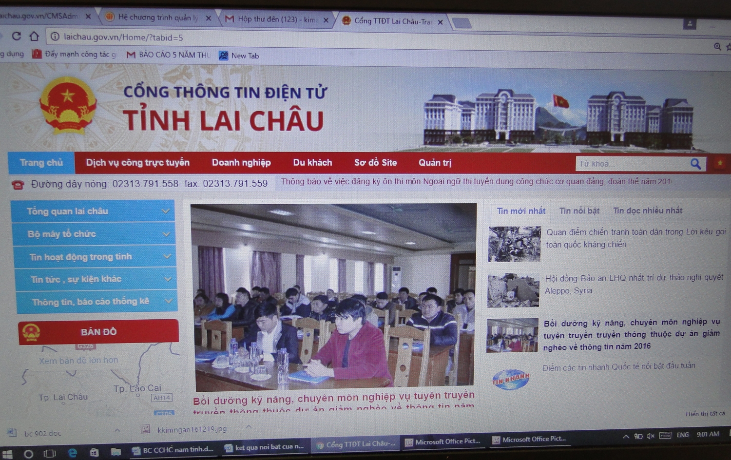 Số lượt truy cập vào Cổng Thông tin điện tử tỉnh Lai Châu ngày càng tăng.