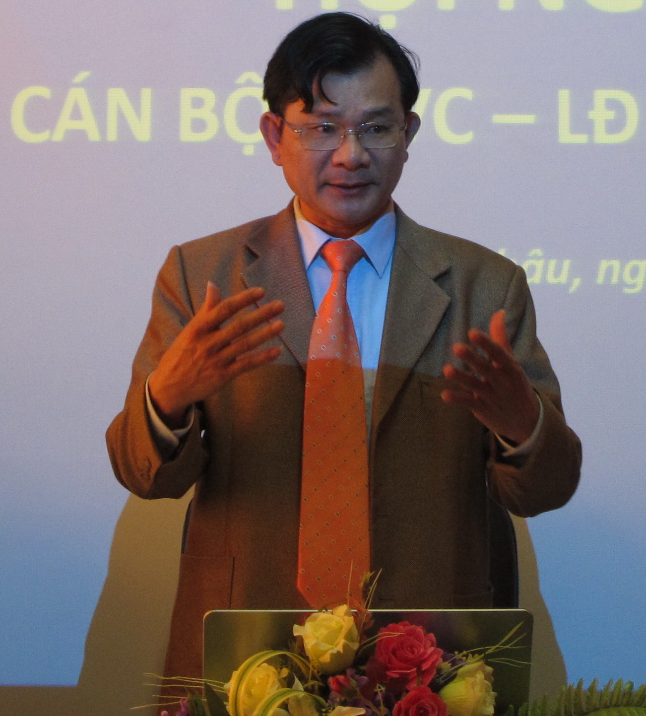 Đ/c Nguyễn Quốc Luân,Giám đốc Sở Thông tin và Truyền thông phát biểu kết luận Hội nghị