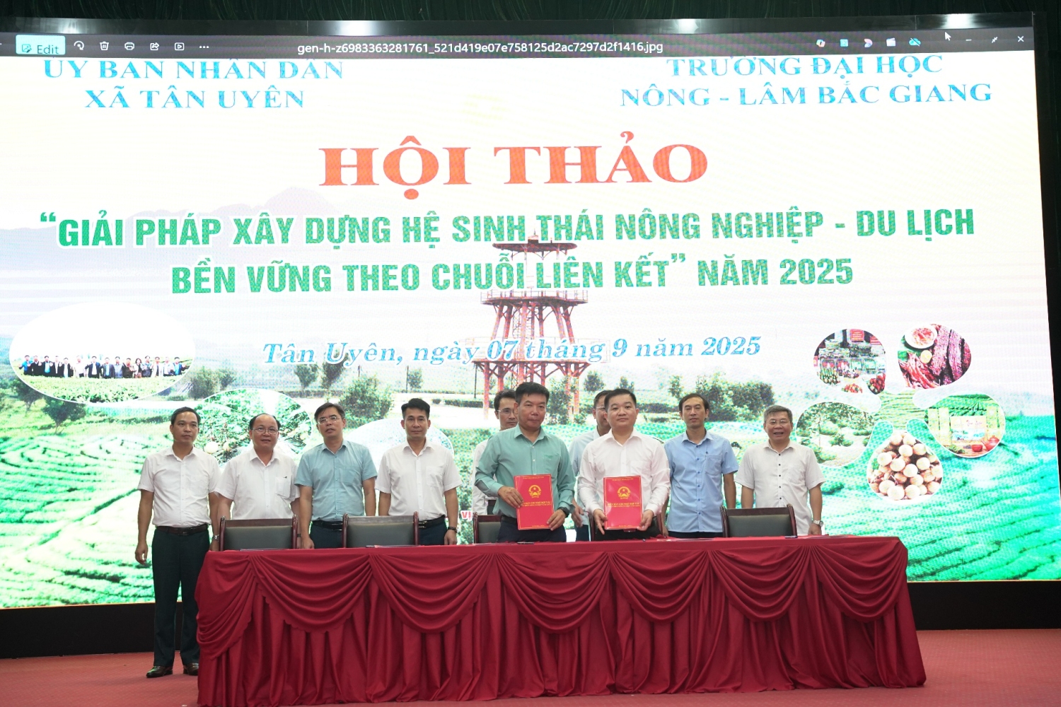 Hội thảo “Giải pháp xây dựng Hệ sinh thái nông nghiệp du lịch xanh, bền vững theo chuỗi liên kết” năm 2025